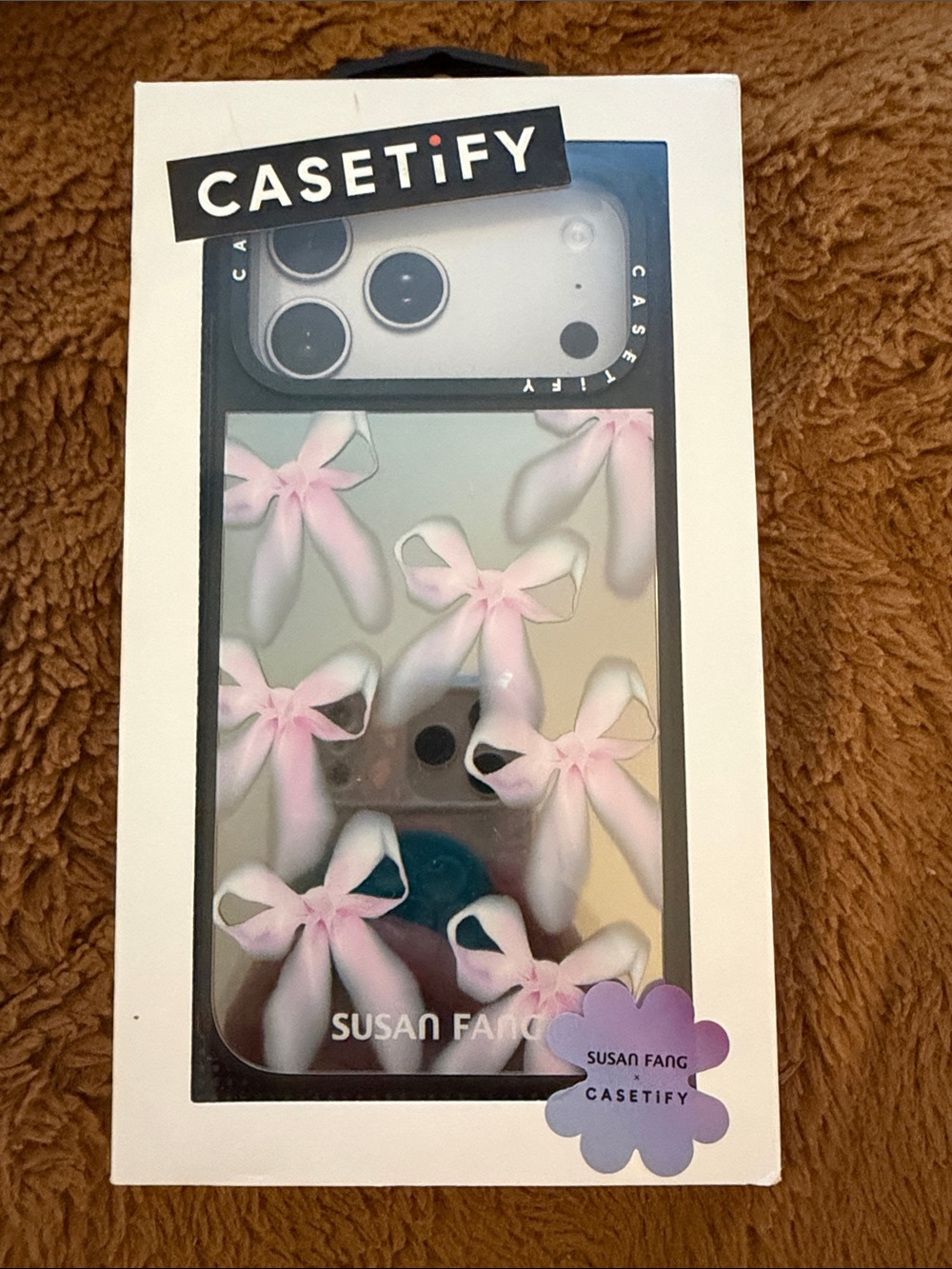 Casetify iPhone 17 pro max collector edition sold out Susan Fang mirror case NIB